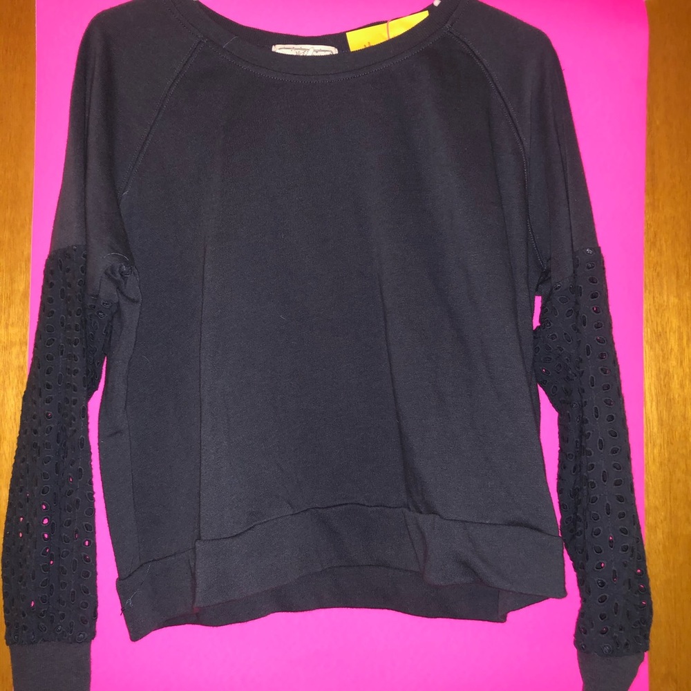 Hippie Rose Navy Sweater